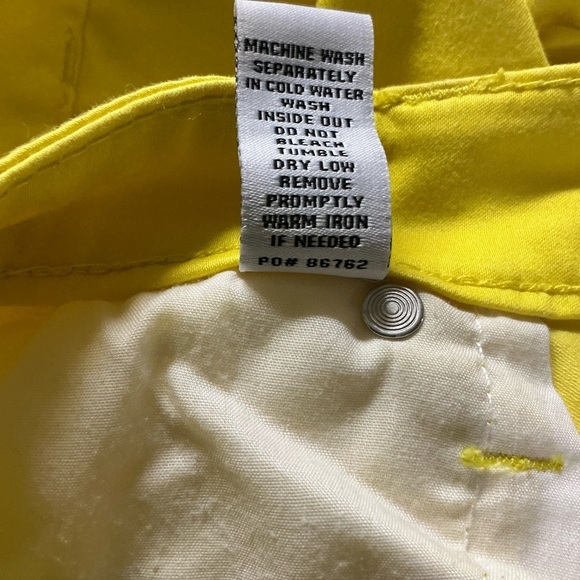 Celebrity Pink Vibrant Yellow Straight Leg Pants - Picture 5 of 8